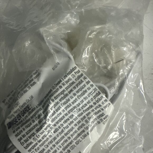 C7 6 SOCKET LIGHT CORD SET FOR DEPT 56 LEMAX CHRISTMAS VILLAGE BUILDINGS 04278 - Picture 4 of 5